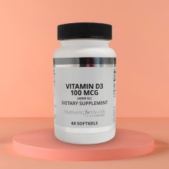 Vitamin D3 4000 IU: 60 softgels