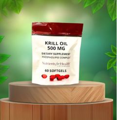 Krill Oil 500 mg: 60 Softgels